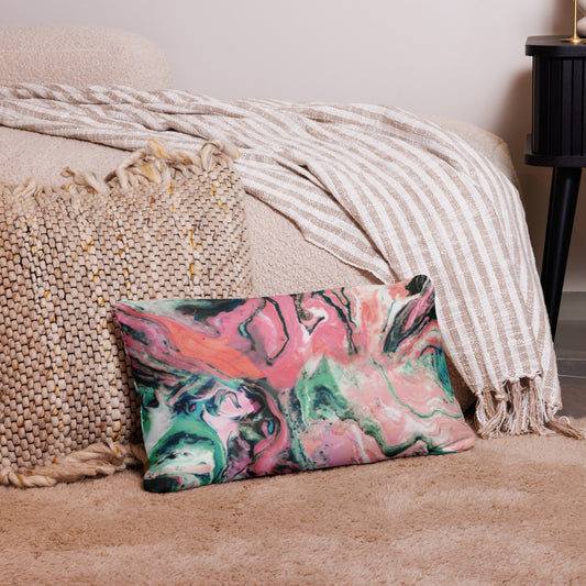 Candy marble pillow case