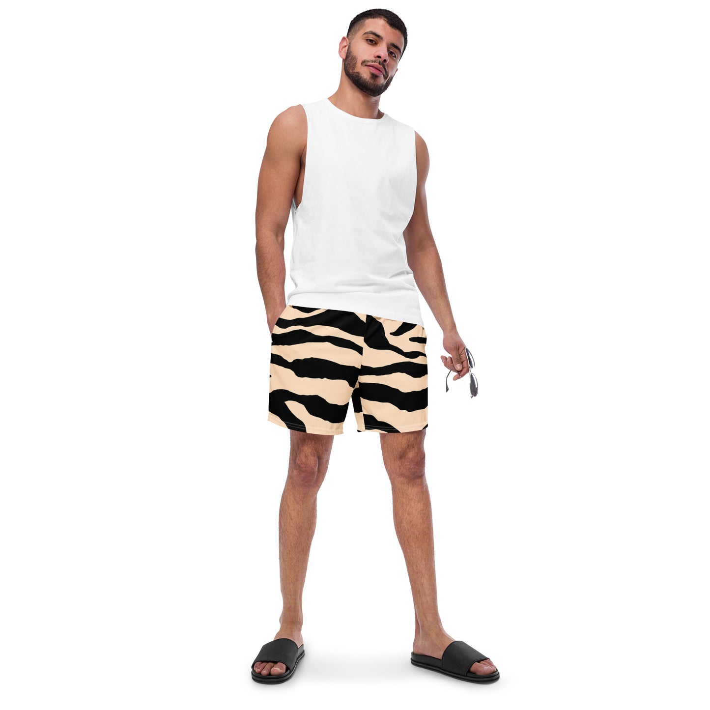 Animal Print Men's Swim Shorts