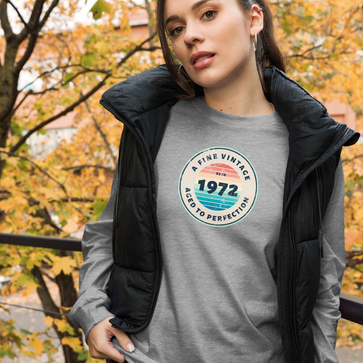 Vintage 1972 Unisex Long Sleeve Tee