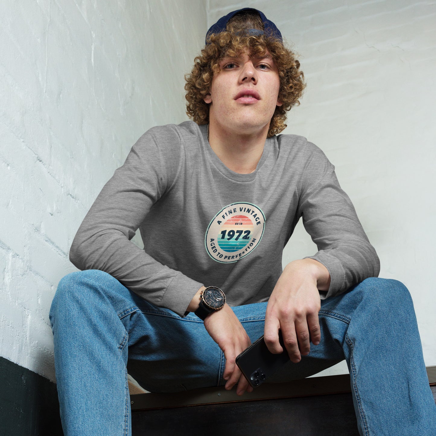 Vintage 1972 Unisex Long Sleeve Tee