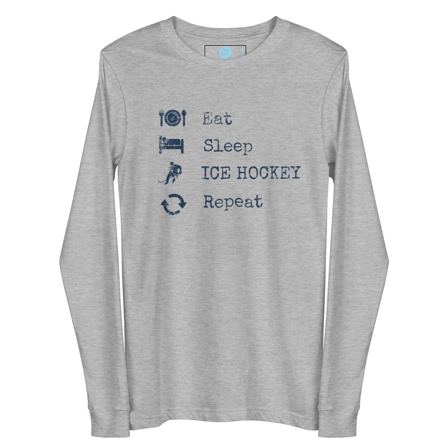 Ice Hockey Fan Long Sleeve Tee