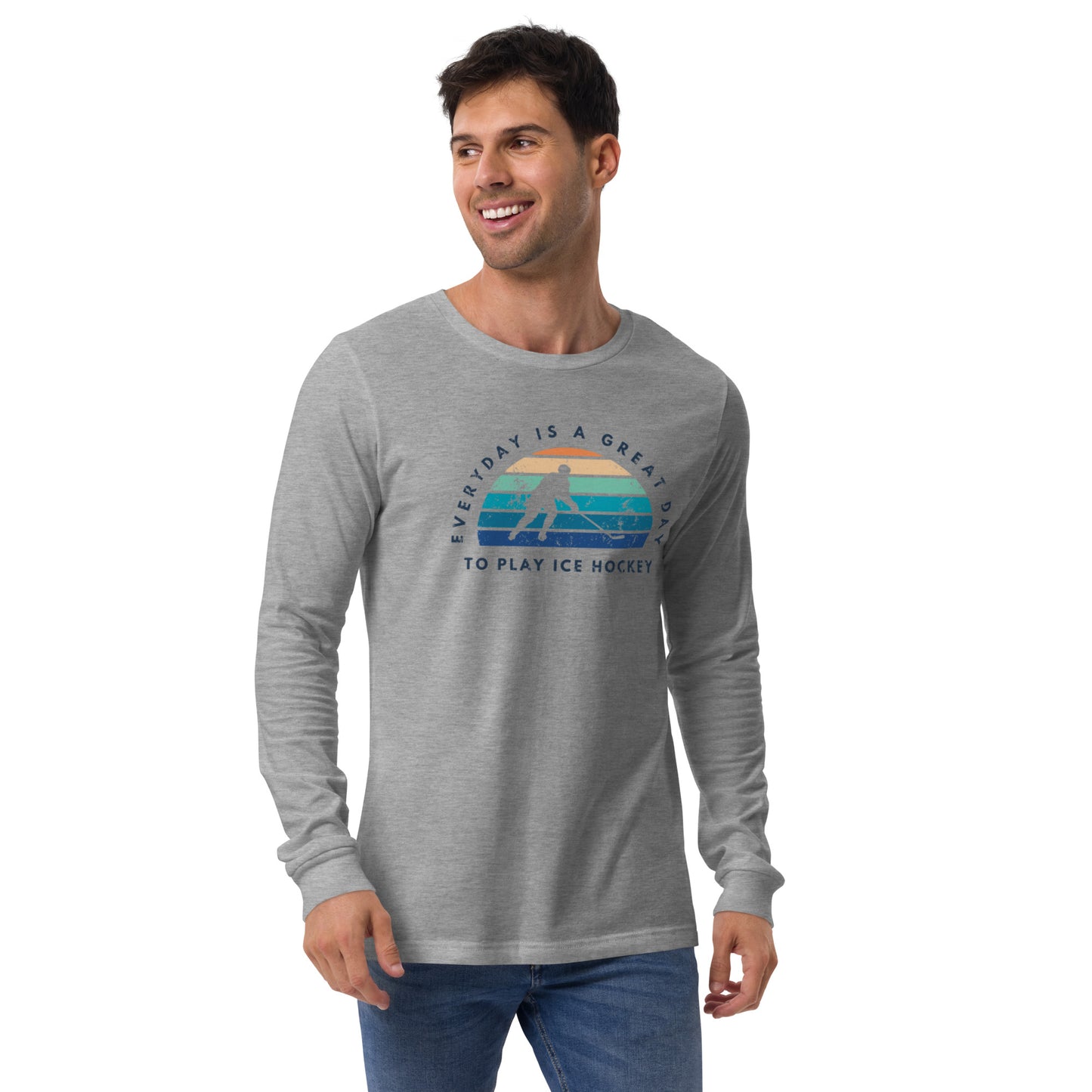 Ice Hockey Everyday Unisex Long Sleeve T-Shirt