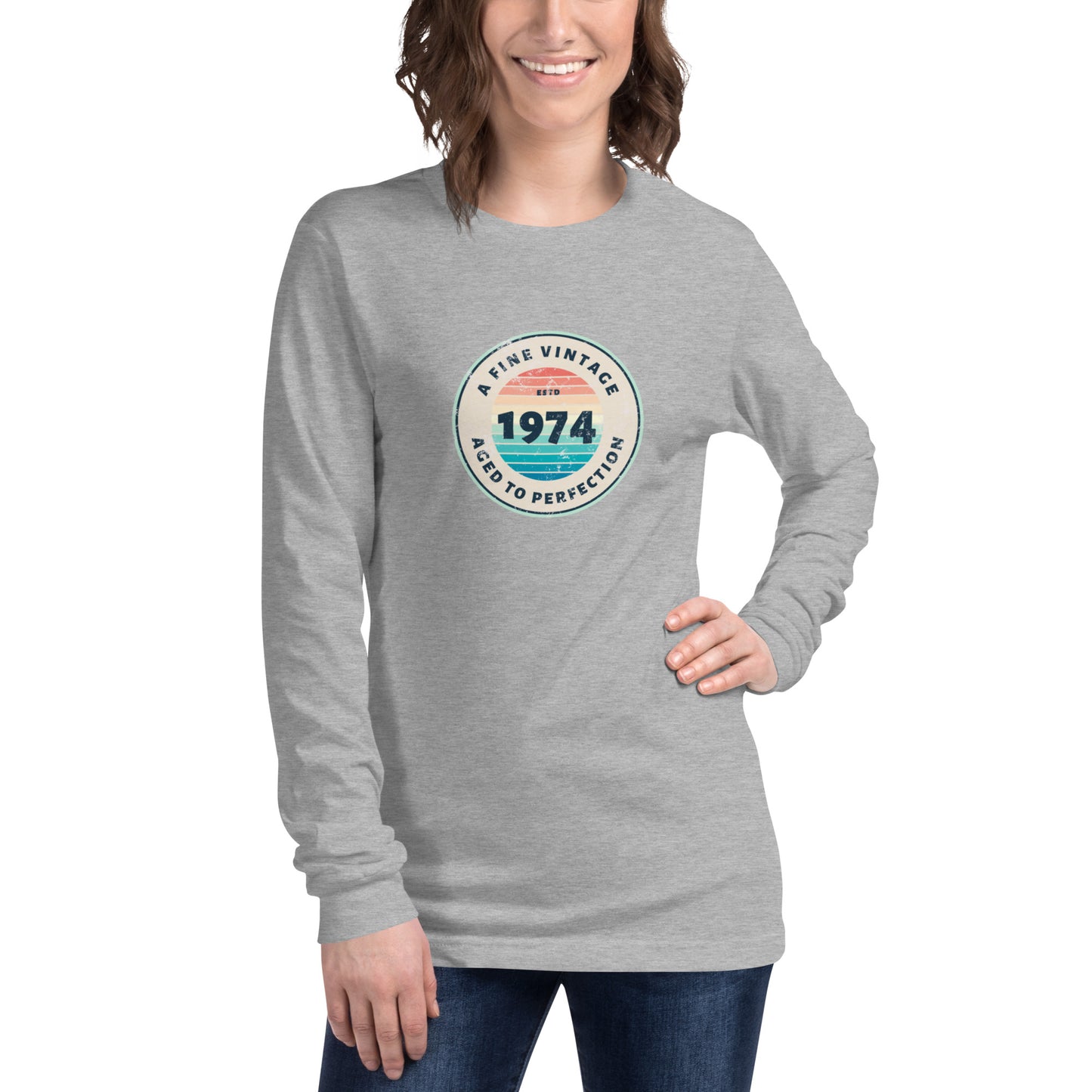 Vintage 1974 Unisex Long Sleeve Tee