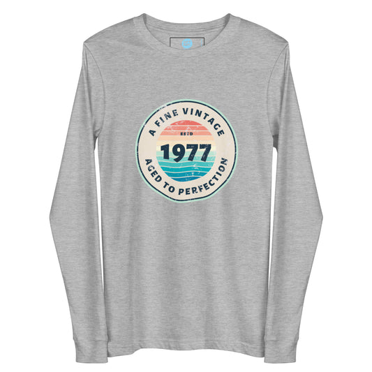 Vintage 1977 Unisex Long Sleeve Tee