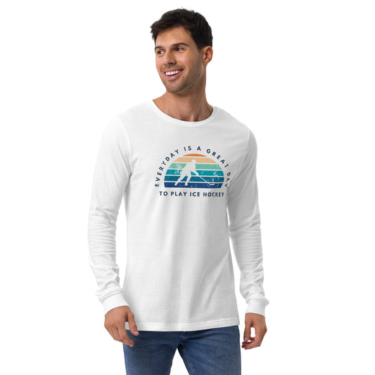 Ice Hockey Everyday Unisex Long Sleeve T-Shirt