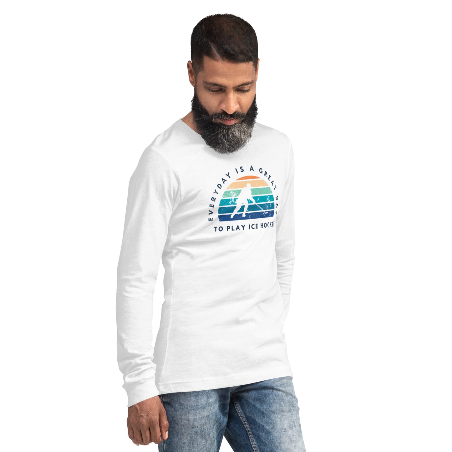 Ice Hockey Everyday Unisex Long Sleeve T-Shirt