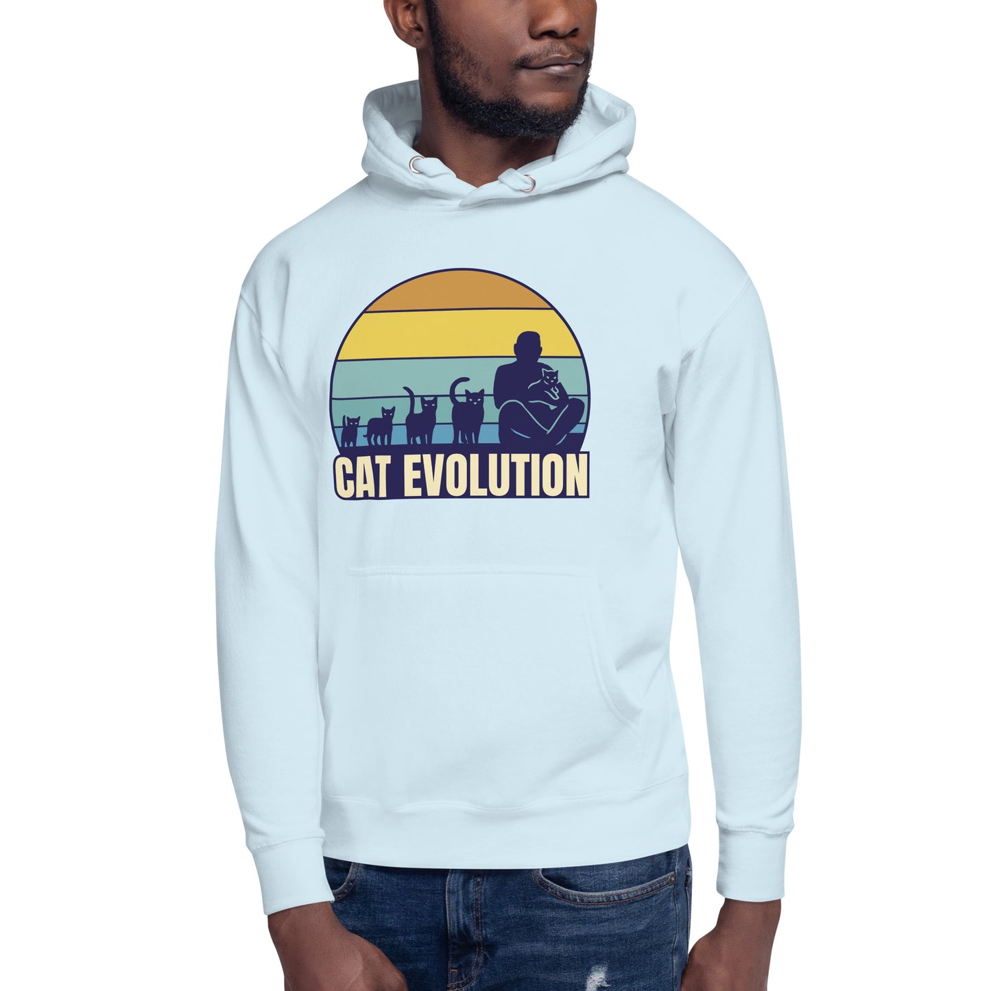 Cat Evolution Unisex Hoodie