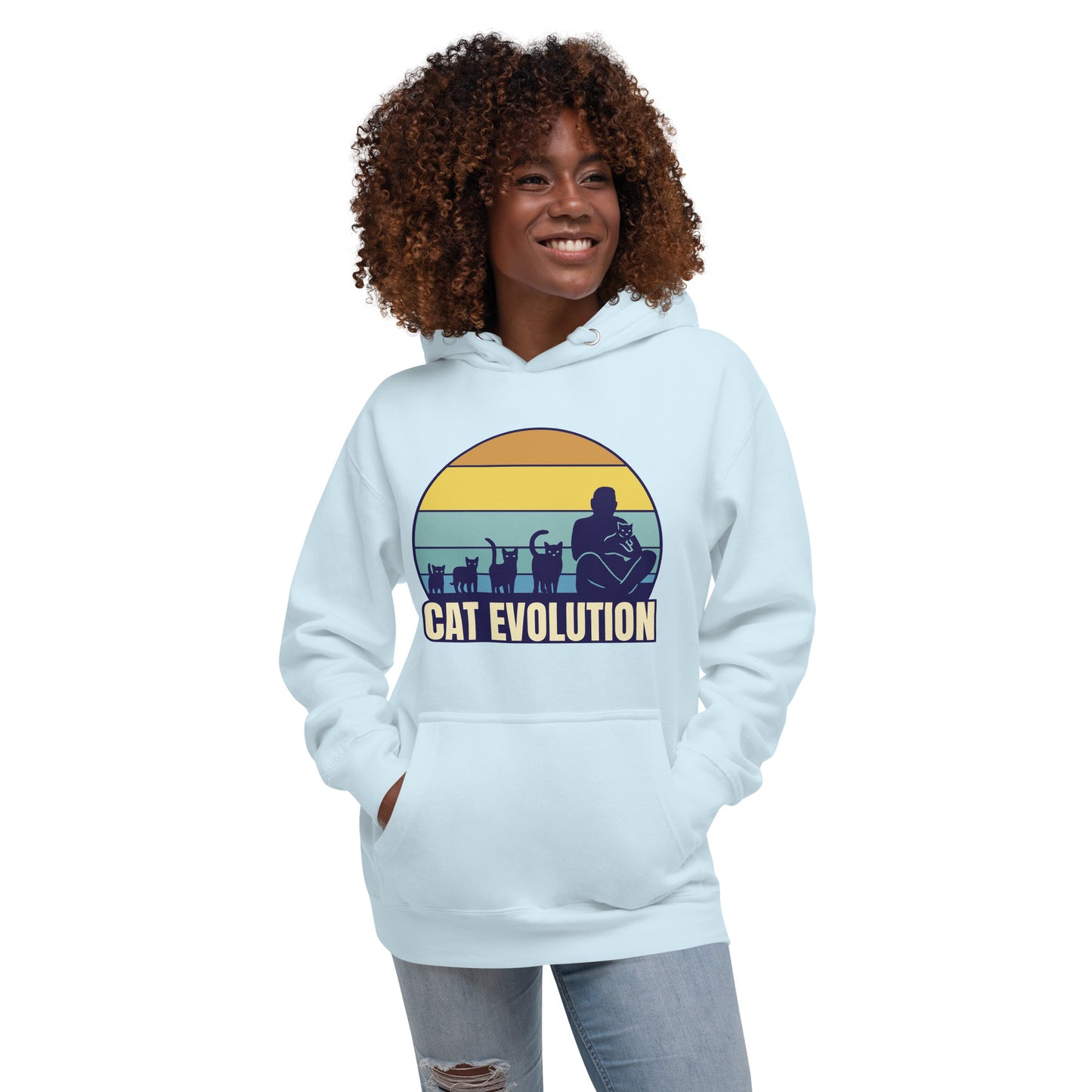 Cat Evolution Unisex Hoodie