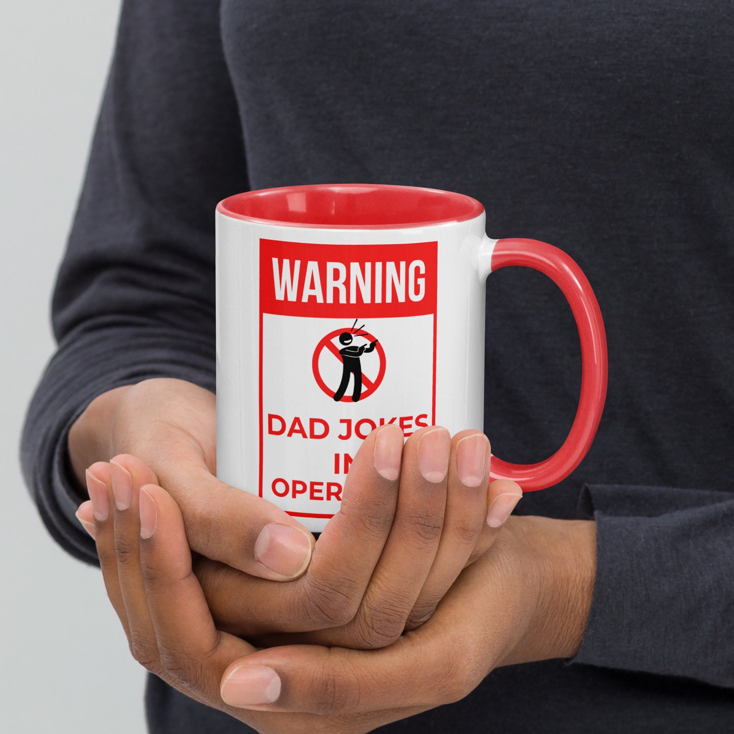 Warning Dad Jokes Mug