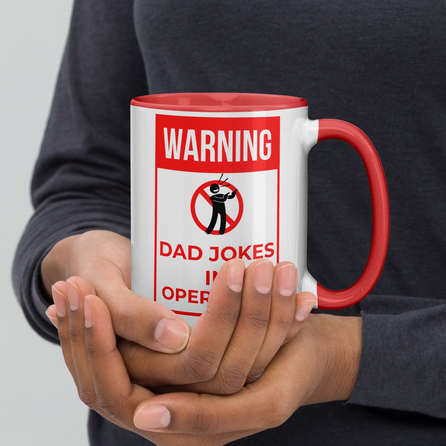 Warning Dad Jokes Mug