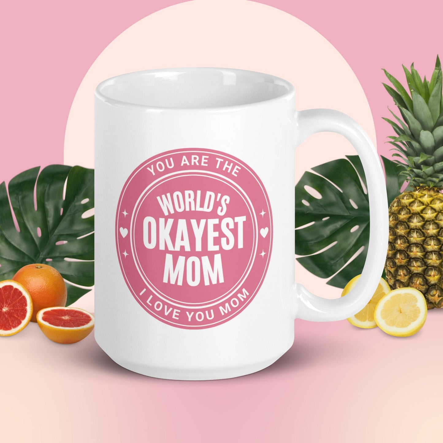 World's Okayest Mum mug