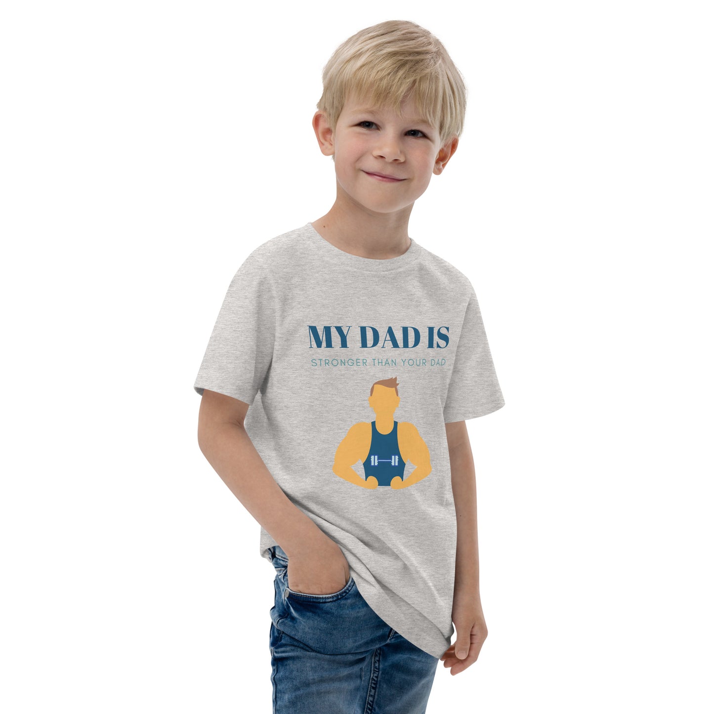 Kids "My Dad is stronger than your Dad" T-shirt