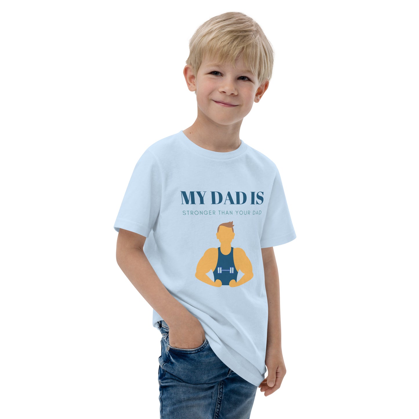 Kids "My Dad is stronger than your Dad" T-shirt