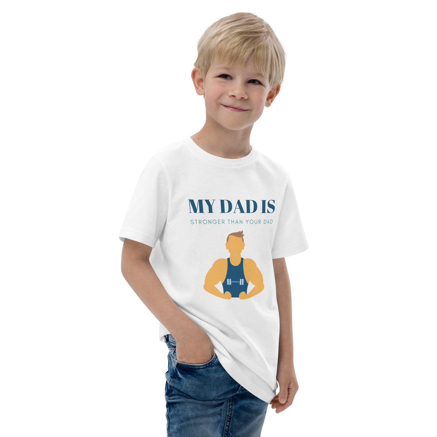 Kids "My Dad is stronger than your Dad" T-shirt
