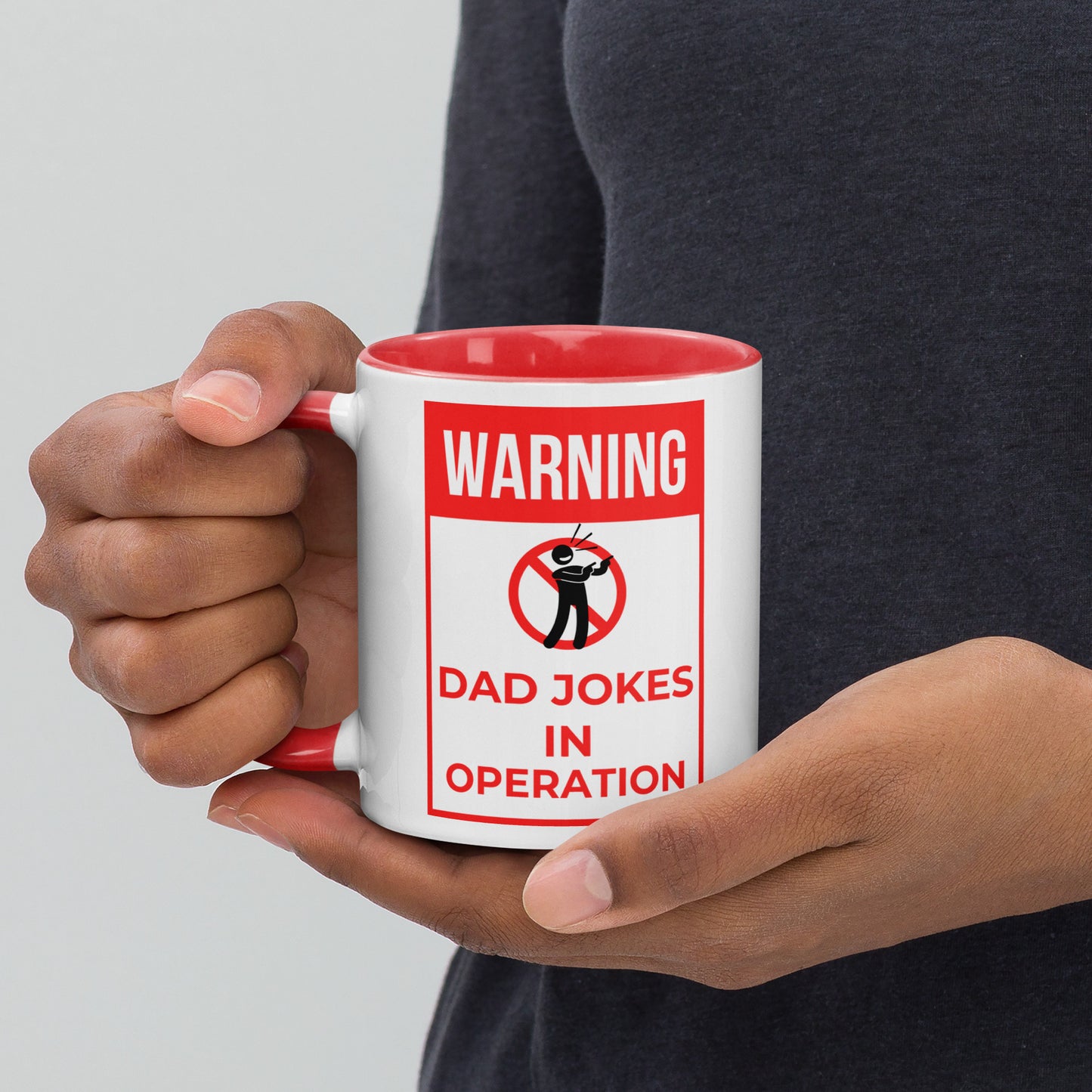 Warning Dad Jokes Mug