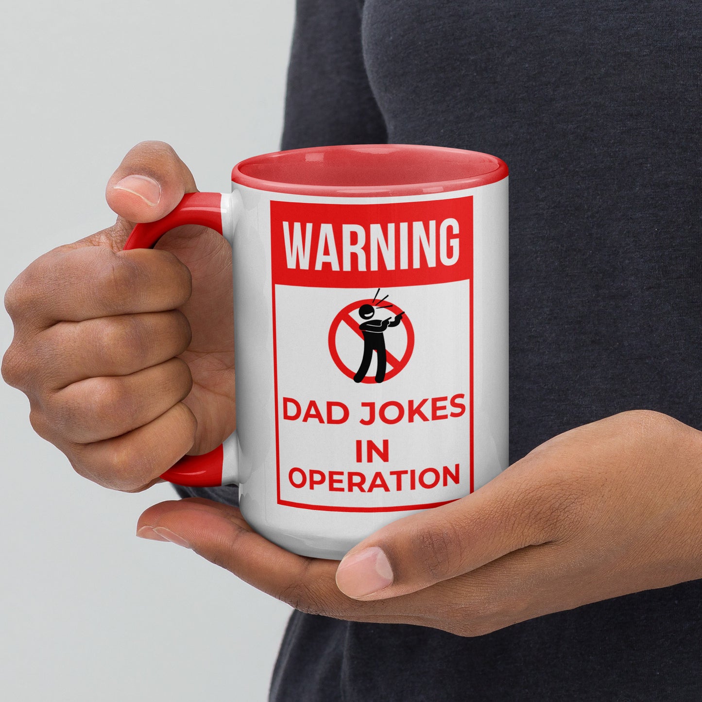 Warning Dad Jokes Mug